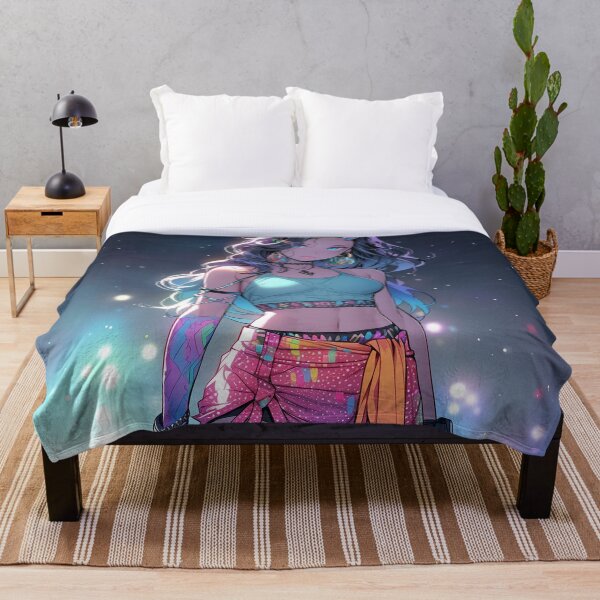 Item preview, Demonio rave femenino intergaláctico designed and sold by BournePrints.