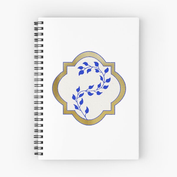 Aperçu de l'œuvre Going Medieval - Insigne de feuillage bleu créée et vendue par TandBB.