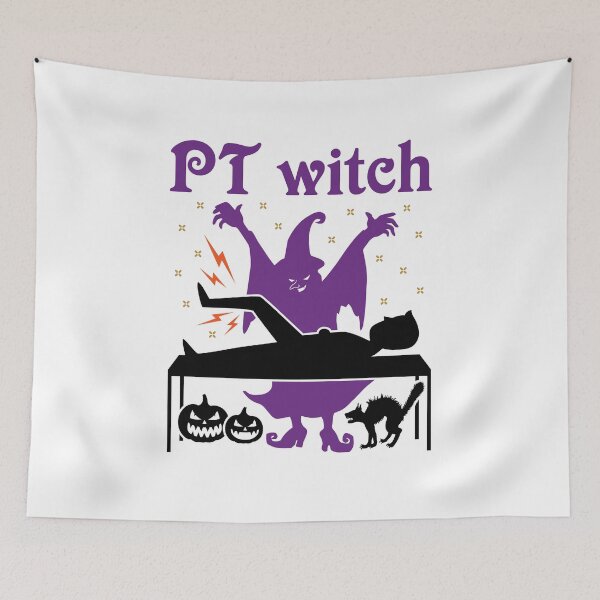 Item preview, PT Witch Physical Therapy Therapist Halloween designed and sold by jaygo.