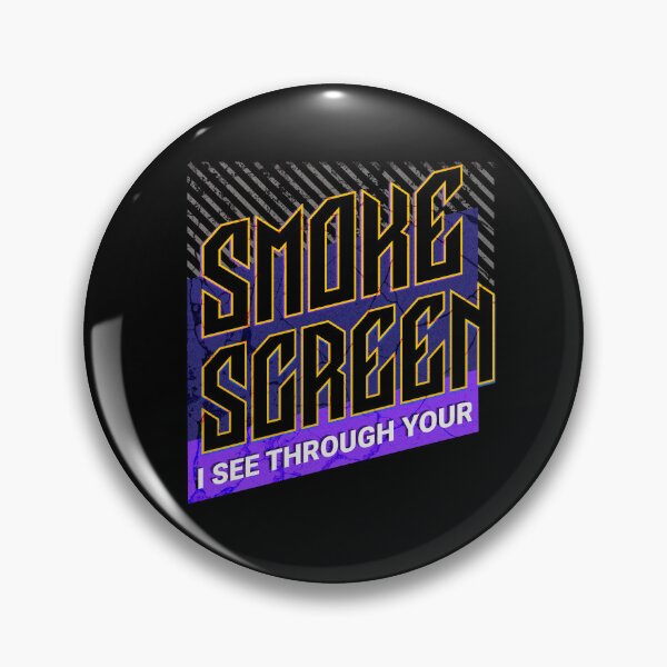 Item preview, I see through your smoke screen, Psychology, body language, 80's retro designed and sold by BeebopGraphics.