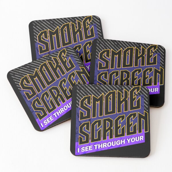 Item preview, I see through your smoke screen, Psychology, body language, 80's retro designed and sold by BeebopGraphics.