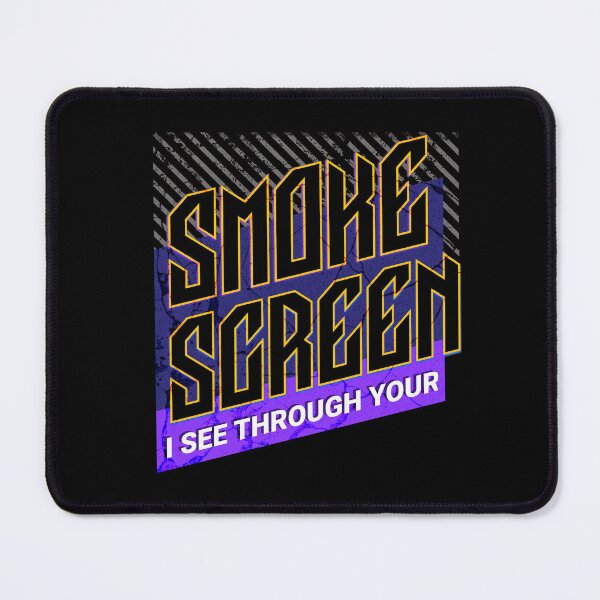 Item preview, I see through your smoke screen, Psychology, body language, 80's retro designed and sold by BeebopGraphics.