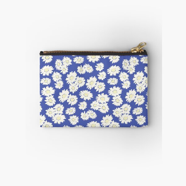 Item preview, sunflower mini small ditsy daisy vintage vibe blue daisies prairie style designed and sold by blomastudios.