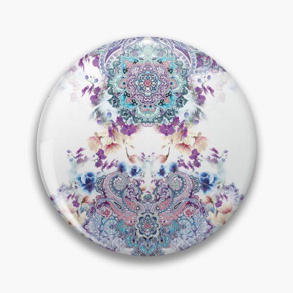Item preview, medallion, floral, paisley design, center design, flower with paisley designed and sold by mintdiamond21.