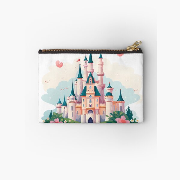 Item preview, Pink Castle Sticker designed and sold by ArtMotionFlow.