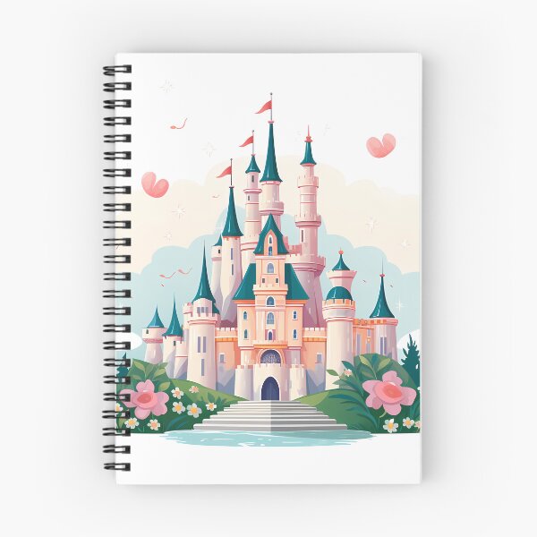Item preview, Pink Castle Sticker designed and sold by ArtMotionFlow.