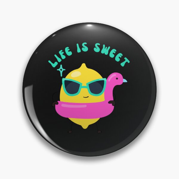 Item preview, Life Is Sweet Kawaii Lemon  designed and sold by Eolithic.