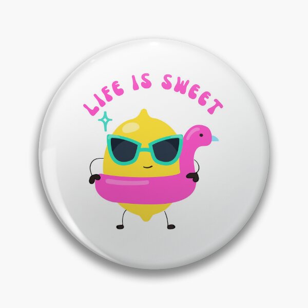 Item preview, Life Is Sweet Kawaii Lemon  designed and sold by Eolithic.