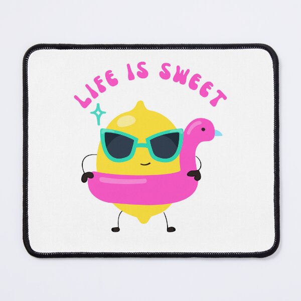 Item preview, Life Is Sweet Kawaii Lemon  designed and sold by Eolithic.