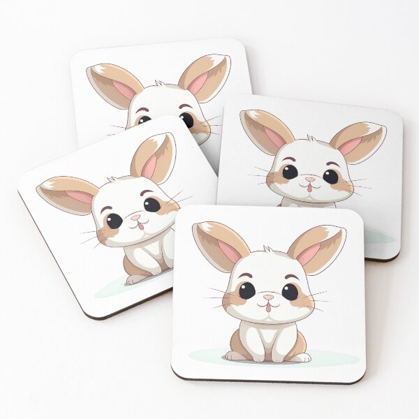 Item preview, Rabbit Sticker designed and sold by ArtMotionFlow.
