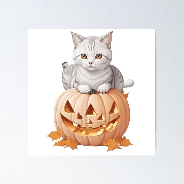 Item preview, Happy Halloween Cat designed and sold by deviatepolo.