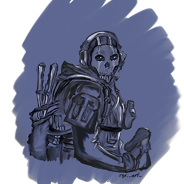 Artwork thumbnail, Ghost Simon Riley by roxykov