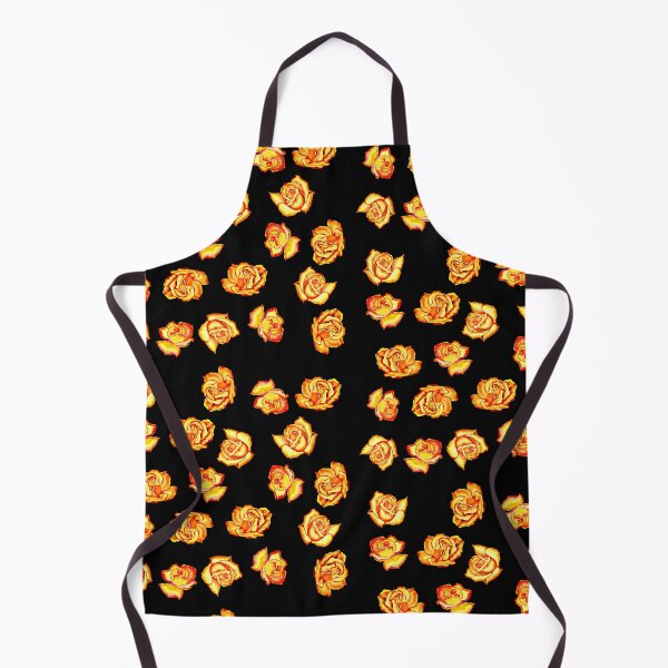Item preview, Bright yellow roses on a black background designed and sold by FlowerandDesing.
