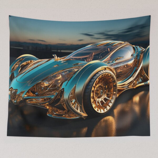 Item preview, Futuristic Supercar Cyborg Dragon Concept 1 designed and sold by Art by Lilia.
