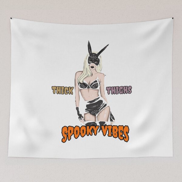 Item preview, Thick Thighs Spooky Vibes, Halloween designed and sold by happytrendjct.