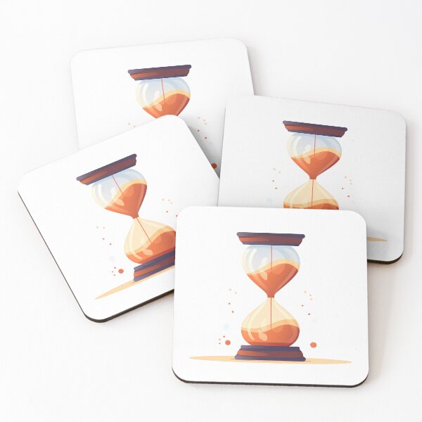 Item preview, Hourglass Sticker designed and sold by ArtMotionFlow.