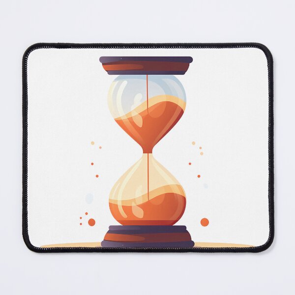 Item preview, Hourglass Sticker designed and sold by ArtMotionFlow.