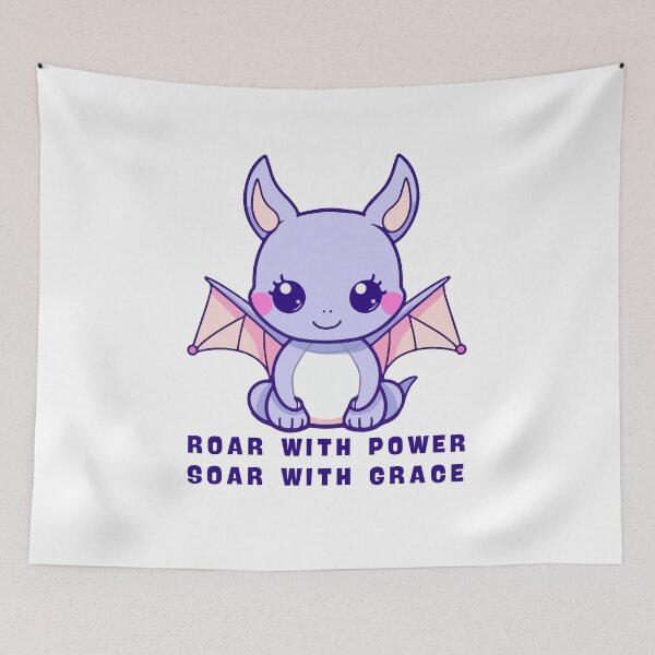 Item preview, Cute Kawaii Dragon Roar With Power designed and sold by Eolithic.
