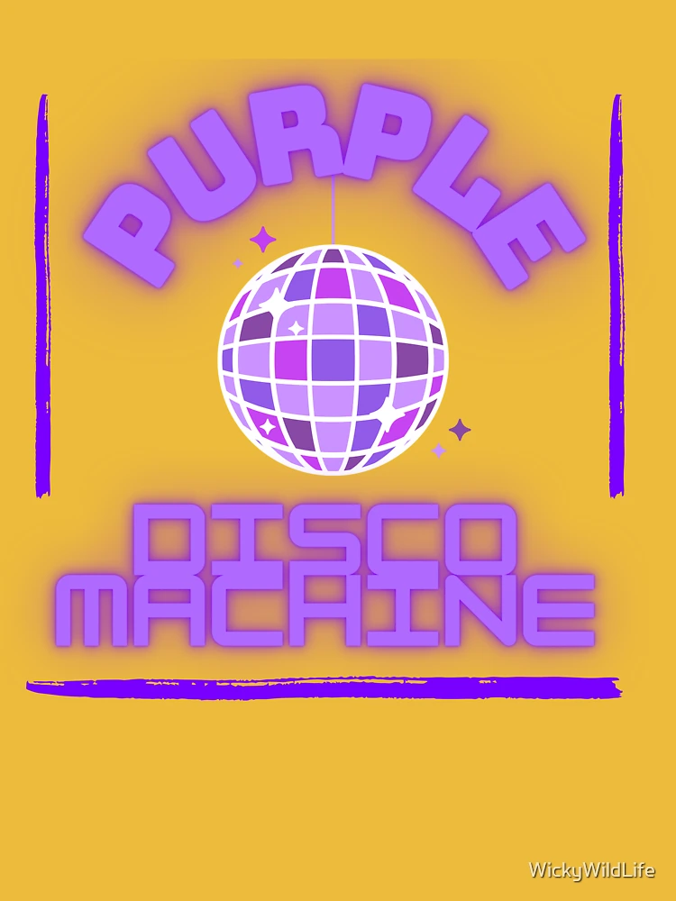 purple disco machine design Essential T-Shirt for Sale by