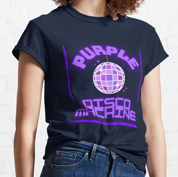 Item preview, purple disco machine design designed and sold by WickyWildLife.