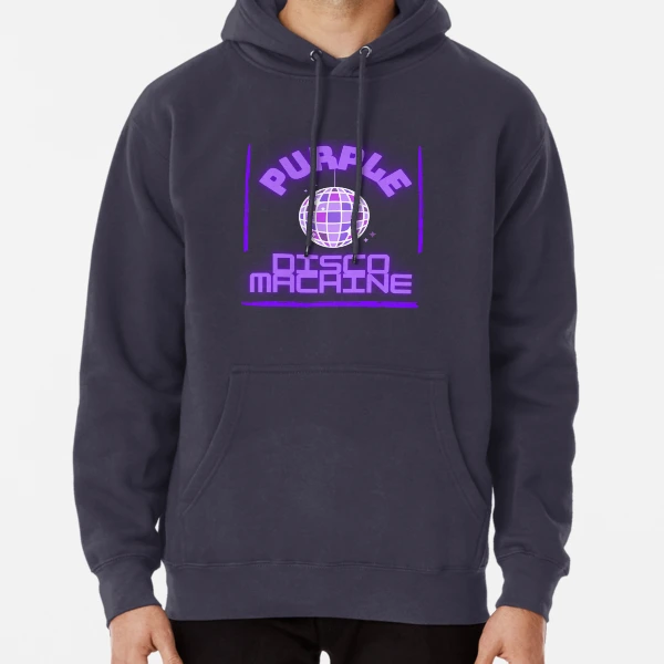 Disco Party. 70s Disco Fashion. 80s Disco Fashion.Purple Disco machine.   Pullover Hoodie for Sale by ramazis