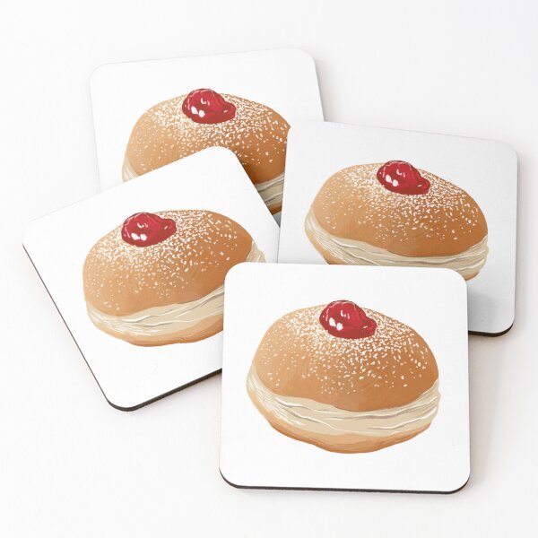 Item preview, Sufganiyah a jelly doughnut designed and sold by Ekaterina Khozatskaya.