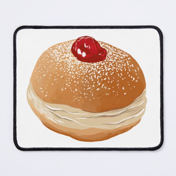 Item preview, Sufganiyah a jelly doughnut designed and sold by Ekaterina Khozatskaya.