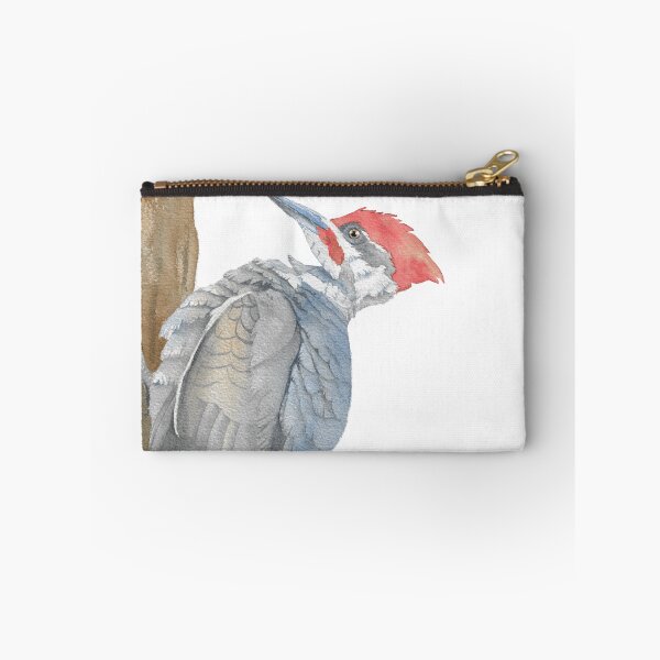 Item preview, Pileated woodpecker watercolor portrait designed and sold by L'Atelier Oranjade.