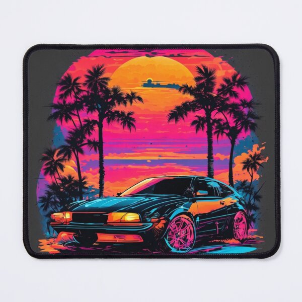Item preview, Sunrise Ride: Highly Detailed Vector Car Design for Streetwear designed and sold by RedArtG09.