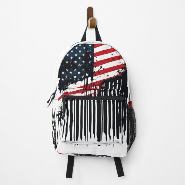 Item preview, American flag ink as barcode designed and sold by AndrewWorld.