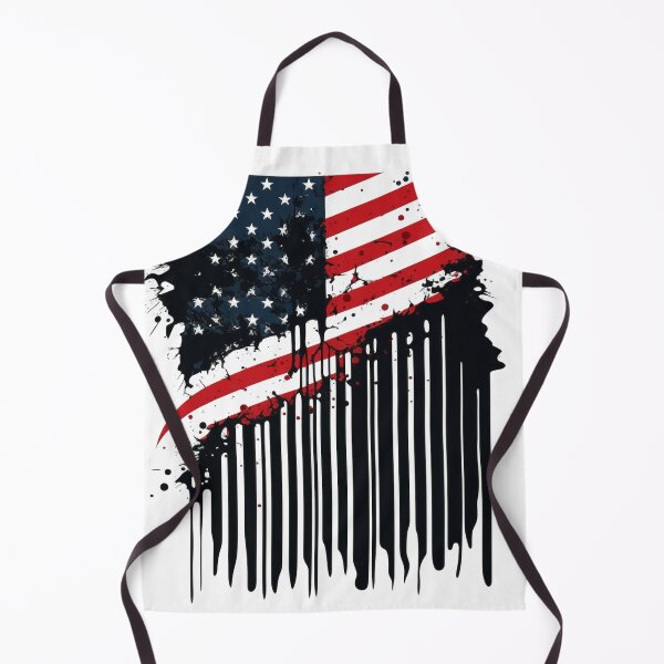 Item preview, American flag ink as barcode designed and sold by AndrewWorld.