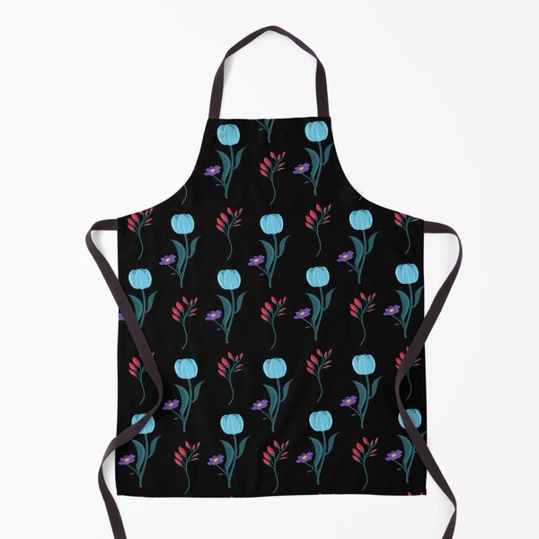 Item preview, Beautiful Blue and Red Flowers Illustration Pattern. designed and sold by PlantKind.