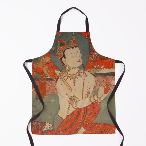 Item preview, Vintage Dunhuang Buddhist Painting in Gansu designed and sold by Mulan-Prints.