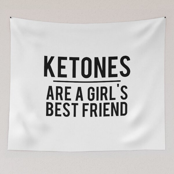 Item preview, Ketones Are A Girl's Best Friend designed and sold by Healthy AF.