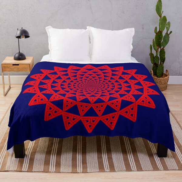Item preview, Red Vortex of Triangles designed and sold by Jeallan Designs.