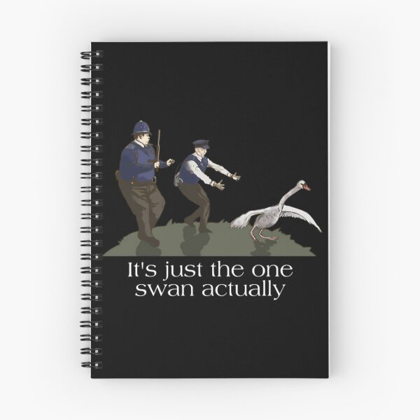 Item preview, Hot Fuzz Quote Danny Butterman Swan   	 designed and sold by adgeijnahib.