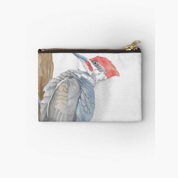 Item preview, Pileated woodpecker watercolor portrait 2 designed and sold by L'Atelier Oranjade.