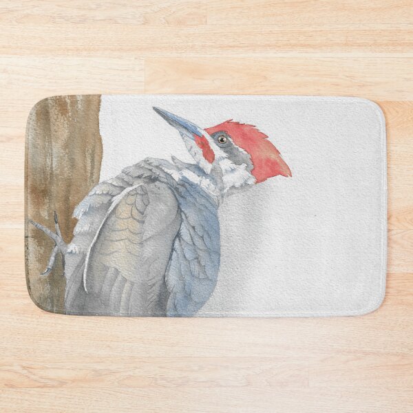 Item preview, Pileated woodpecker watercolor portrait 2 designed and sold by L'Atelier Oranjade.