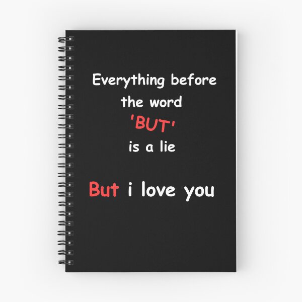Item preview, Everything before the word but is a lie designed and sold by normal-design.