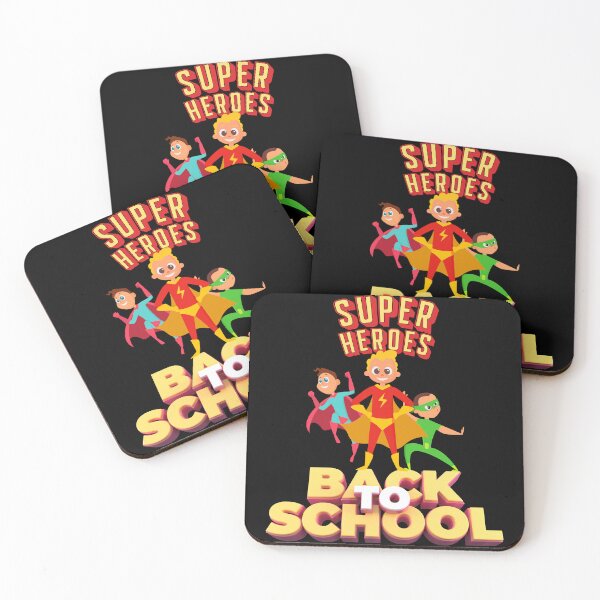 Item preview, Back to School Superheroes Comic Tees for Students designed and sold by BunBuntheDog-.