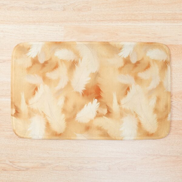 Item preview, Oasis Marzipan FEATHERS Watercolor Pattern designed and sold by Sturdust.
