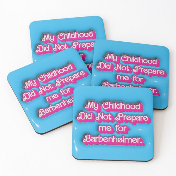 Item preview, My Childhood Did not Prepare me for Barbenheimer. designed and sold by AndromedaWeb.