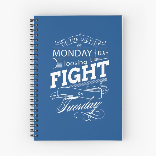 Item preview, Monday diet is a losing fight on Tuesday designed and sold by studio468.