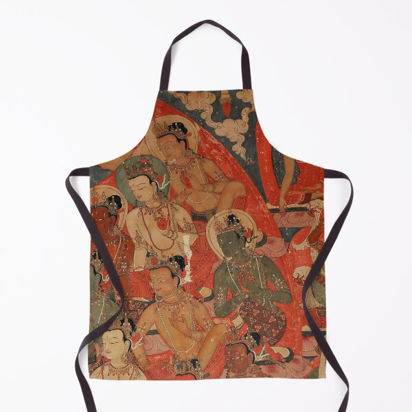 Item preview, Vintage Dunhuang Buddhist Painting in Gansu (Gautama Buddha) designed and sold by Mulan-Prints.