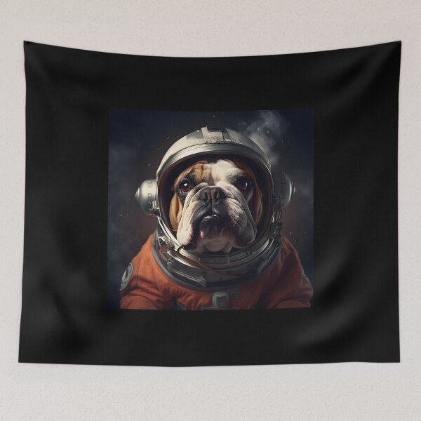 Item preview, Astro Dog - Bulldog designed and sold by Merchgard.