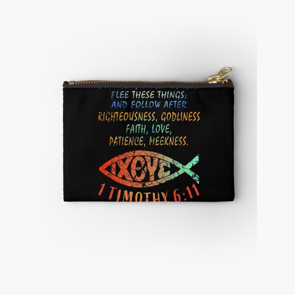 Item preview, 1 Timothy 6 11 Christian Gift psalm designed and sold by Gerard Fay.