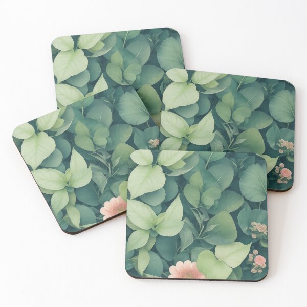 Item preview, "Nature-Inspired Design: Harmonious Patterns of Leaves, Flowers, and Waves for Soothing Aesthetics" designed and sold by CyberCollective.