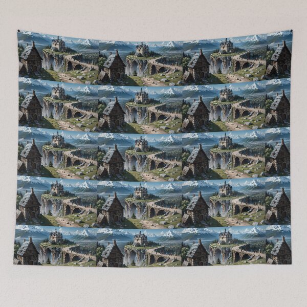 Item preview, Fantasy Medieval Outpost designed and sold by Ody2000.