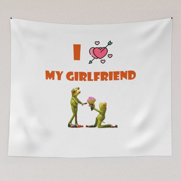Item preview, Mens I Love My Girlfriend T-Shirt Gift Joke Birthday Valentines Day designed and sold by designkom.