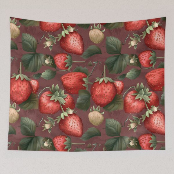 Item preview, Berrylicious Delights: Savor the Taste of Juicy Strawberries designed and sold by AdiRemba.